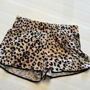 Sofia Intimates Leopard Print Pj Shorts With Pockets Super Soft Size M (8-10)